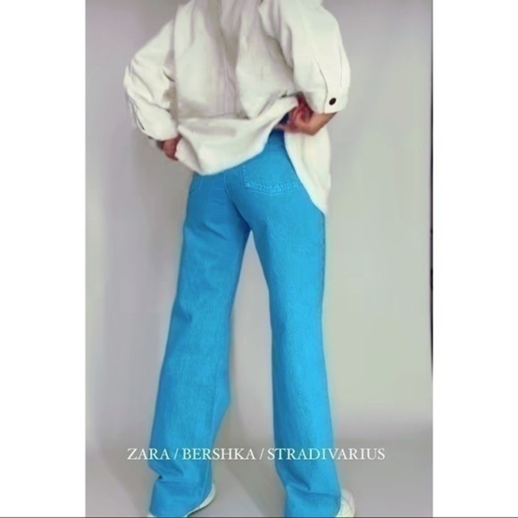 ZARA Solid color mom fit Jeans Z1975 - Picture 9 of 14